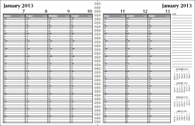 2013 Weekly Planners